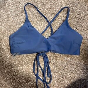 Shein Bikini Top Tie Criss Cross Back